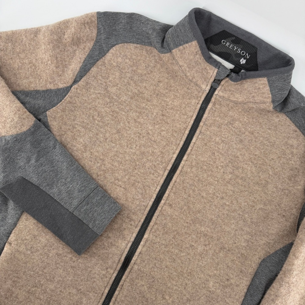 Greyson Sequoia Wool Blend Full-Zip Hybrid Luxe Golf Jacket Men's Large Thermal